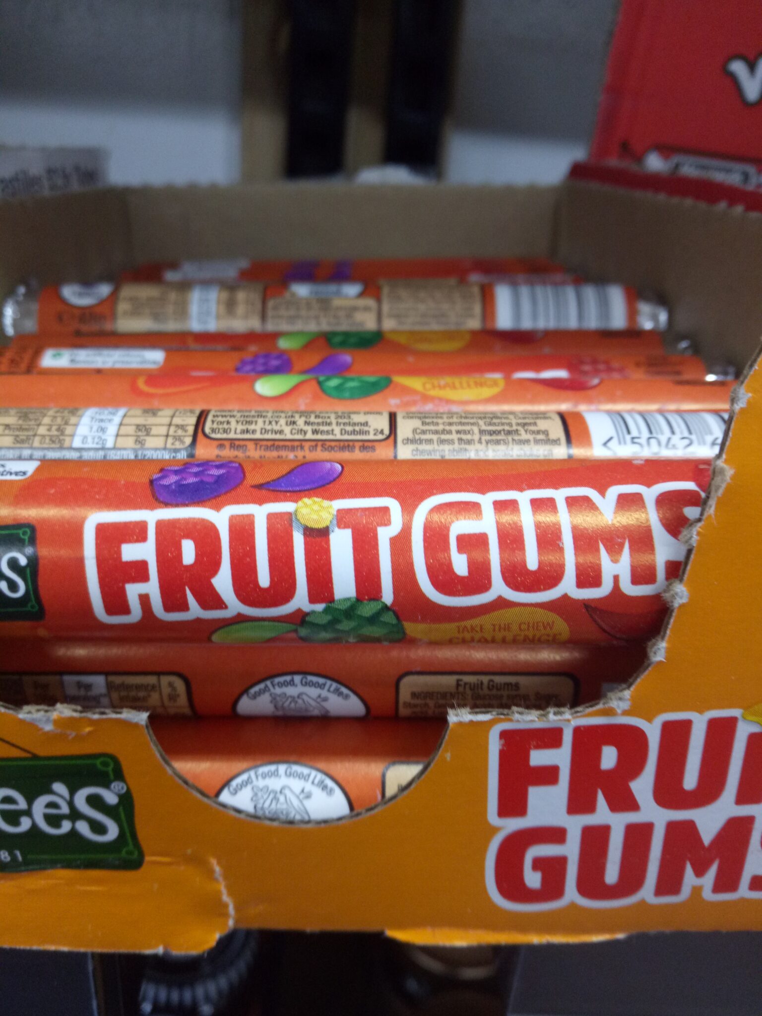 Rowntree’s fruit gums Mowatt's